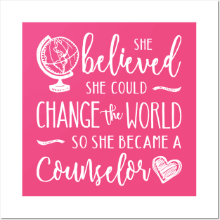 Counselor Shirt - Change the World Posters and Art